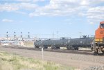 Passing Trains And BNSF Passing Over